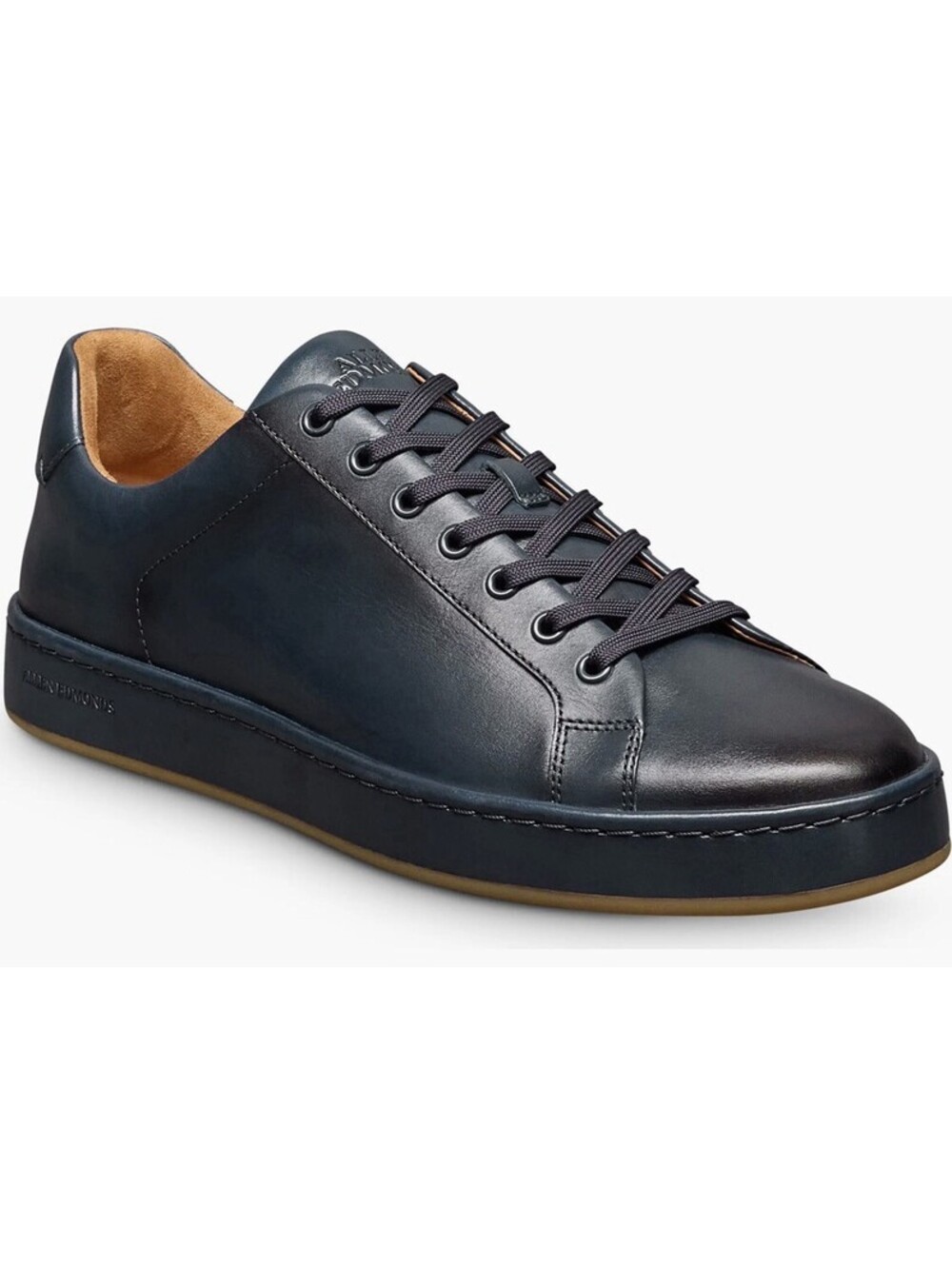 NIB Allen Edmonds Mens Size 8EEE NAVY Barnes Low Top Sneaker FREE SHIPPING